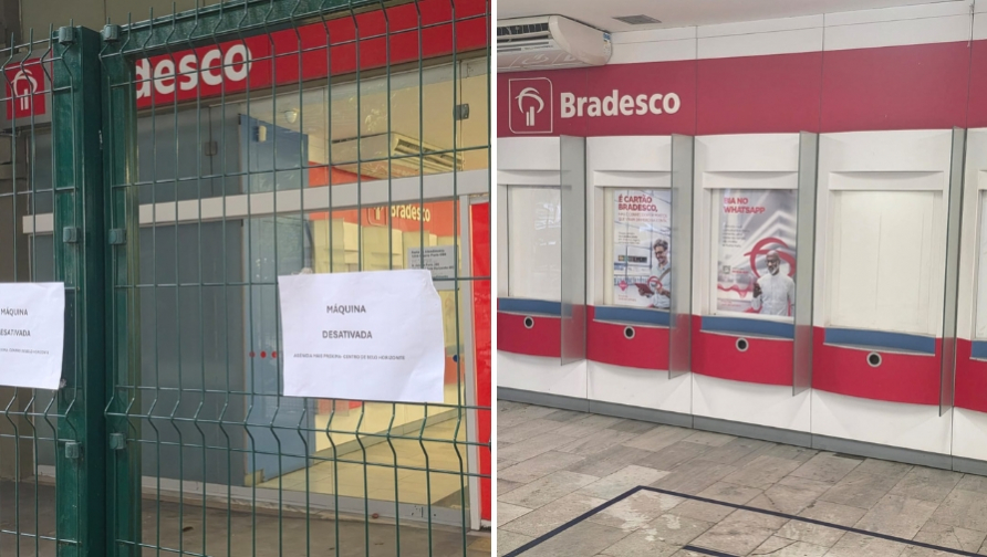 Bradesco: cadê os caixas automáticos que estavam aqui?