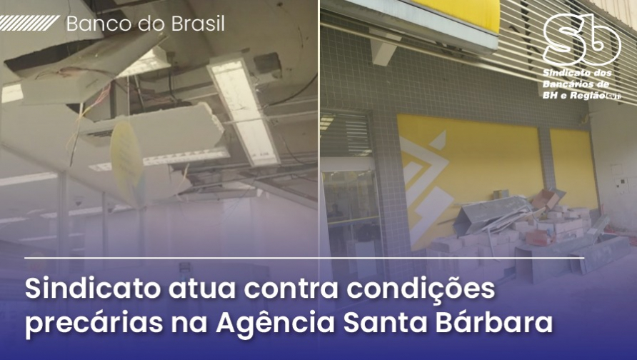 Denúncia do Sindicato leva Banco do Brasil a suspender atendimento presencial em agência em obras