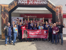 Ato na Agência Betânia do Bradesco