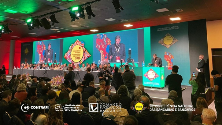 Imagem conteúdo - Abertura da 28ª Conferência Nacional dos Bancários reforça organização da categoria e defesa do Brasil