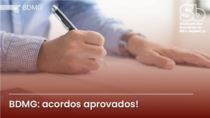 Imagem conteúdo - Bancárias e bancários do BDMG aprovam acordos em Assembleia virtual