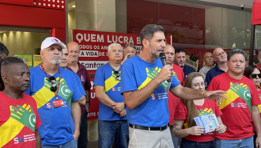 Campanha Nacional dos Bancários 2026: Sindicato promove ato na Savassi e cobra valorização da categoria