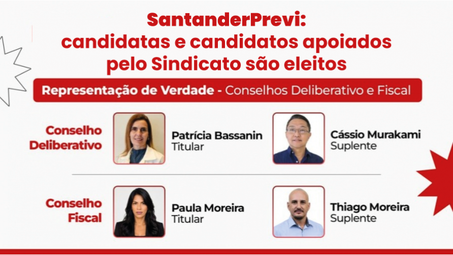 Chapa “Representação de Verdade” vence eleições da SantanderPrevi