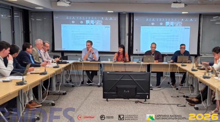 Imagem conteúdo - BNDES: negociação do ACT 2026-2028 avança com debates sobre saúde, isonomia e diversidade
