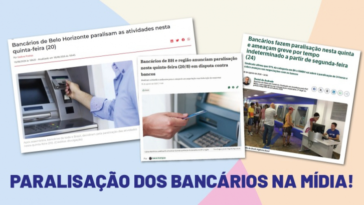 Imagem conteúdo - Campanha Nacional: paralisação bancária já repercute na imprensa