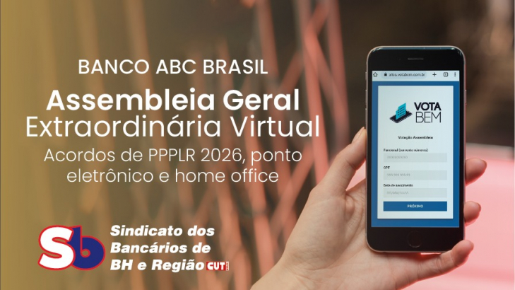 Imagem conteúdo - Funcionários do ABC Brasil realizam Assembleia sobre PPPLR, home office e ponto eletrônico no dia 21
