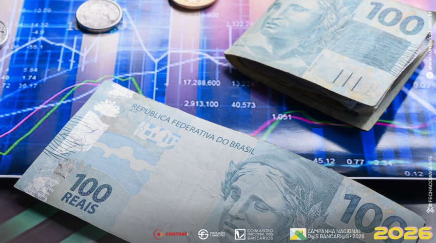 Campanha Nacional: com reajuste de 4,6%, bancários vão injetar R$ 97 bilhões na economia até agosto de 2027