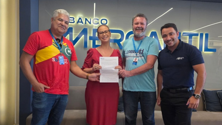 Imagem conteúdo - Mercantil apresenta proposta de PLR própria e Sindicato entrega proposta de PCR