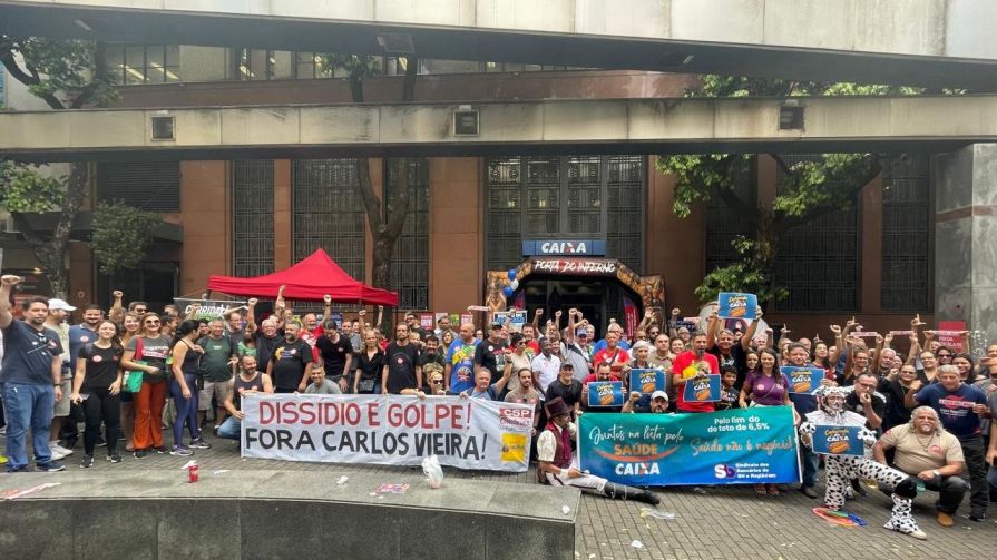 Greve: ato denuncia “cachorrada” da Caixa e orienta sobre liminar do TST
