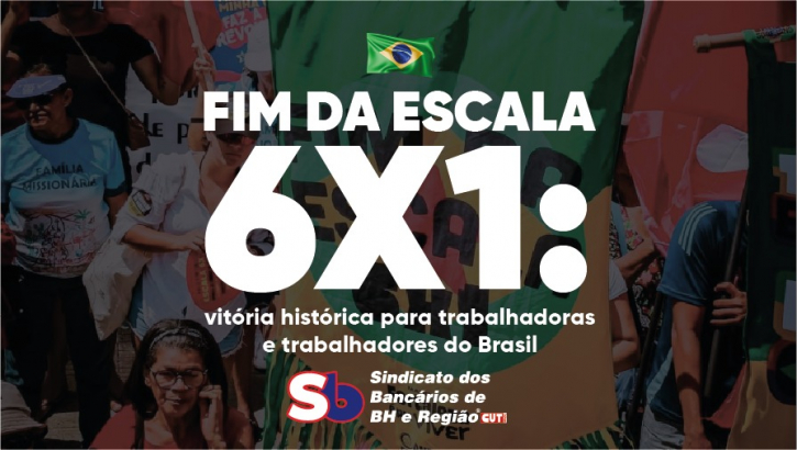 Imagem conteúdo - Fim da escala 6x1: vitória histórica para trabalhadoras e trabalhadores do Brasil
