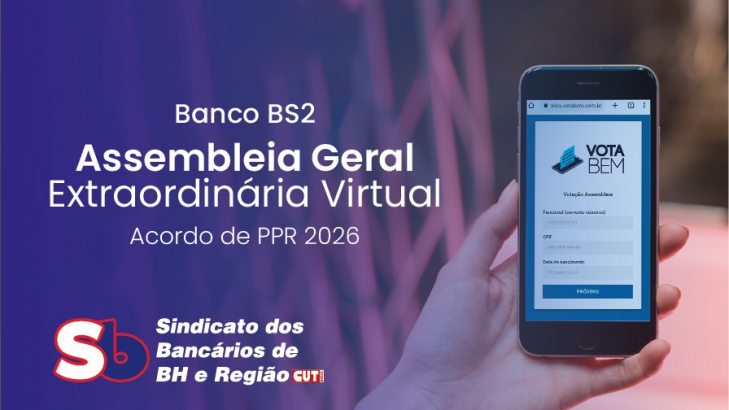 BS2: Assembleia sobre acordo de PPR 2026 ocorre na terça-feira, 3 de novembro