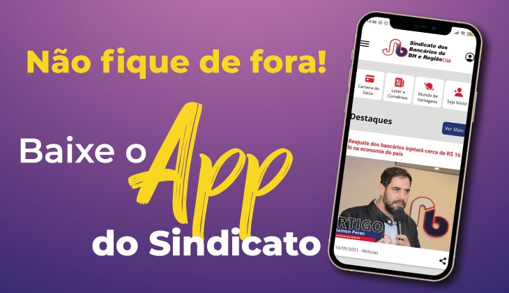 Na palma da sua mão: baixe o app do Sindicato para aproveitar benefícios e estar sempre por dentro