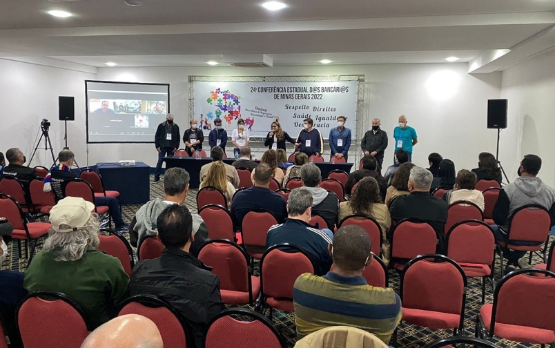 Com defesa da unidade, dos direitos e de um Brasil melhor, bancários de MG abrem 24ª Conferência Estadual