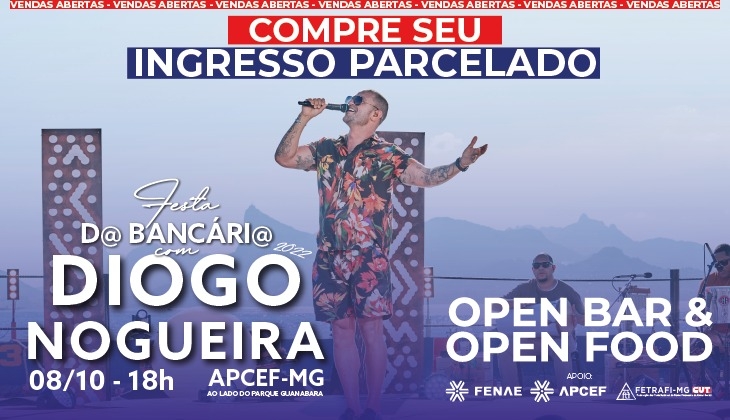 Esta festa é sua e de todos nós