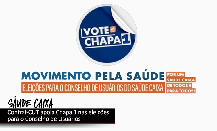Sindicato apoia Chapa 1 para o Conselho de Usuários do Saúde CAIXA. Vote até esta sexta, 20