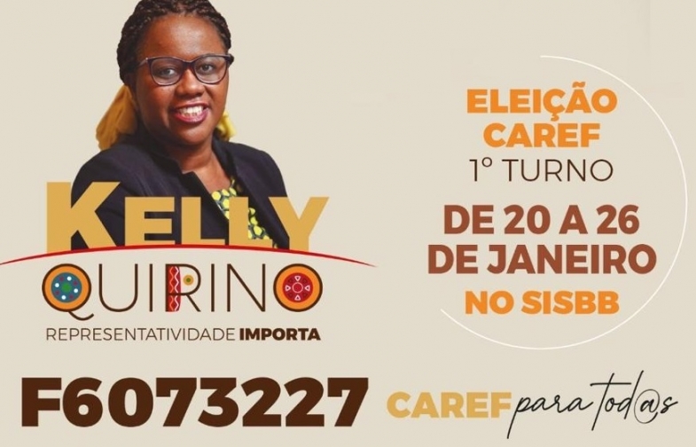 Sindicato apoia Kelly Quirino na eleição do Conselho de Administração do BB. Vote até dia 26!