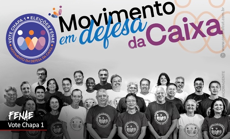 Sindicato apoia a Chapa 1 nas eleições da Fenae dias 8 e 9 de fevereiro