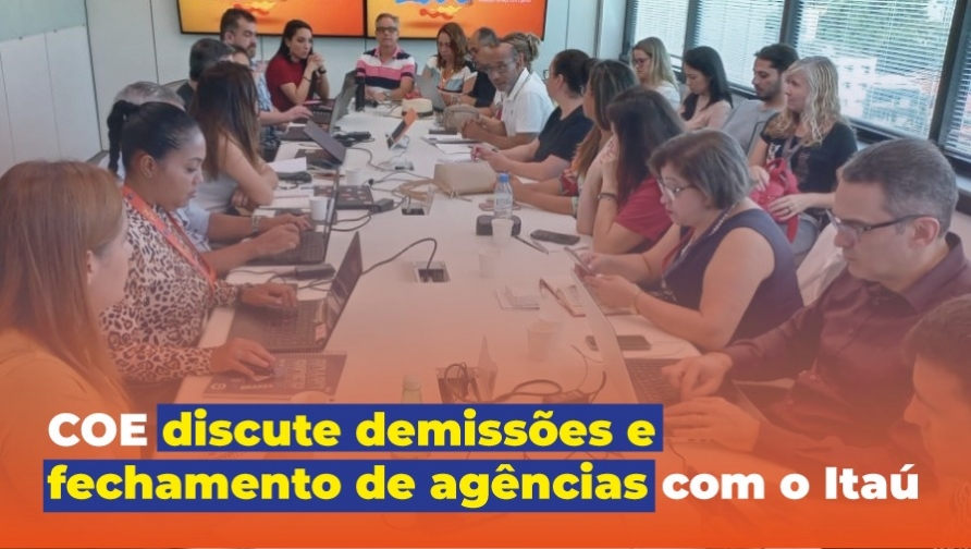 Movimento sindical cobra fim das demissões e do fechamento de agências no Itaú