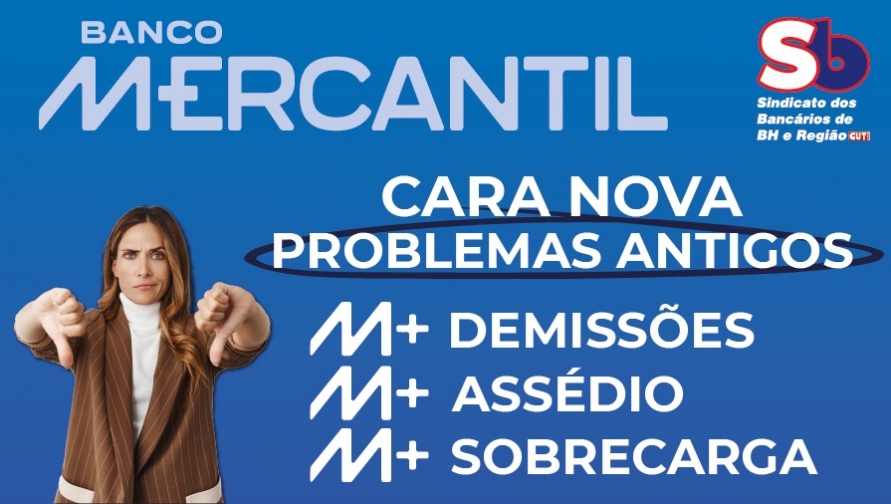 Banco Mercantil muda visual, mas os problemas permanecem
