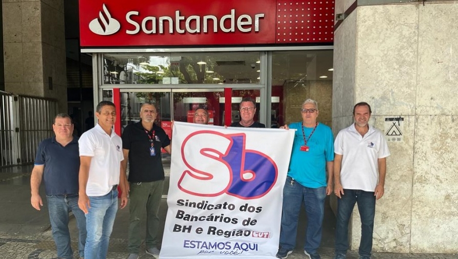 Sindicato apura denúncia de más condições de trabalho em agência do Santander