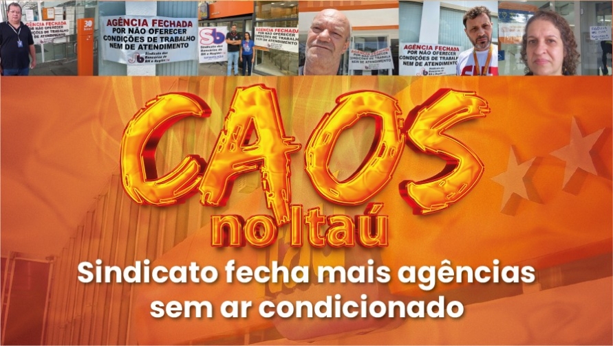 Caos no Itaú: Sindicato fecha mais agências devido à falta de ar condicionado