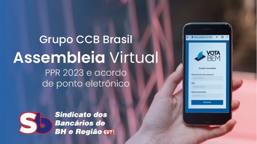 Assembleia de funcionários do Grupo CCB Brasil - ENCERRADA