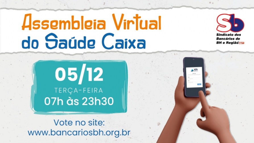 Empregadas e empregados decidem sobre o Saúde Caixa no dia 5 de dezembro