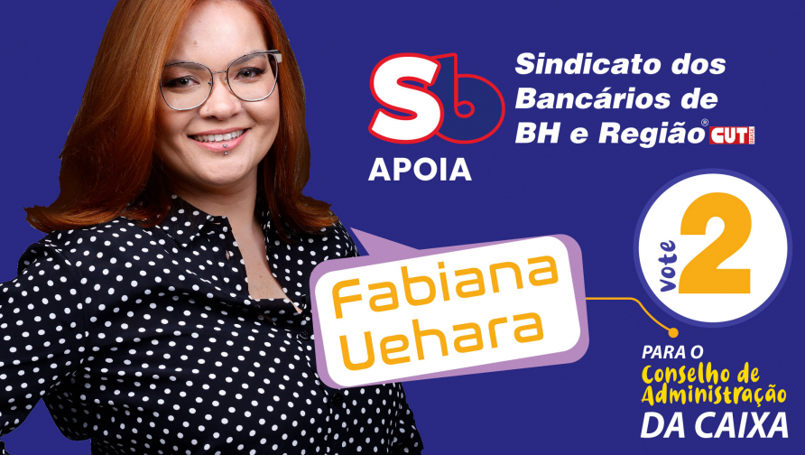 Sindicato apoia Fabiana Uehara para o Conselho de Administração da CAIXA
