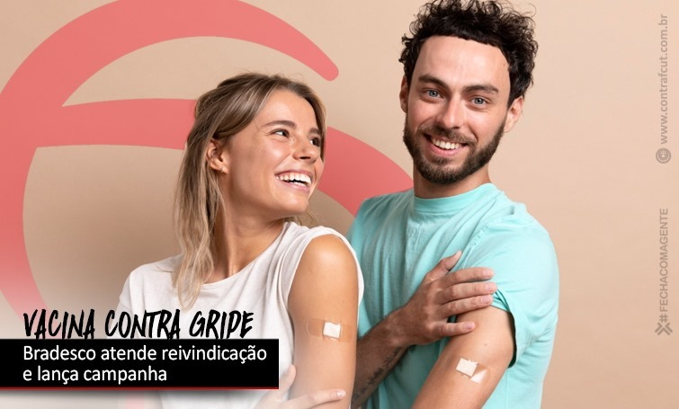 Bradesco atende reivindicação dos sindicatos e lança vacinação para funcionários e dependentes