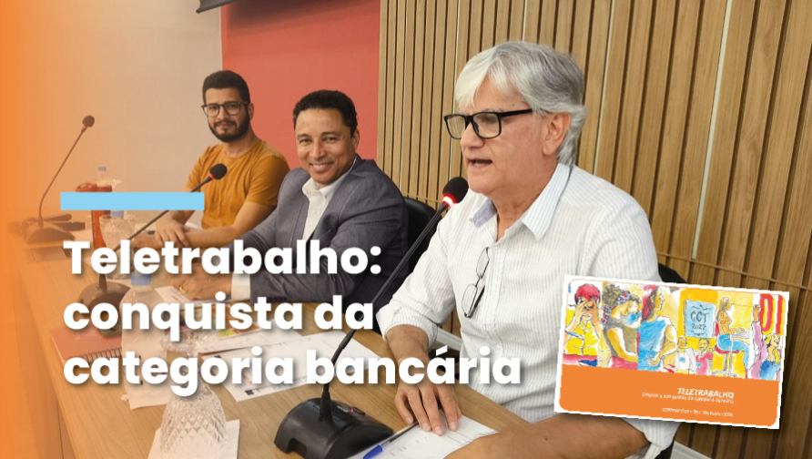 Contraf-CUT lança caderno sobre a conquista do teletrabalho na categoria bancária