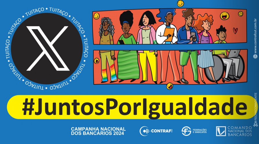 Campanha Nacional: nesta quinta-feira, 11, tem negociação e tuitaço sobre Igualdade de Oportunidades