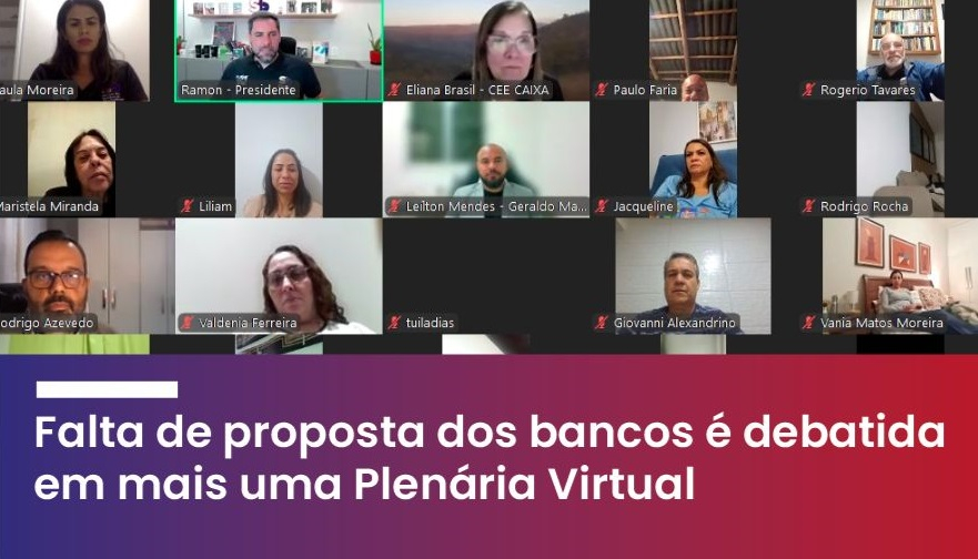 Plenária discute negociações com os bancos e mobilização da categoria na Campanha Nacional