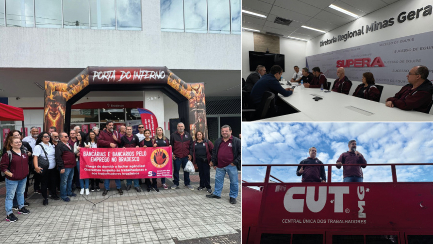 Sindicato cobra fim das demissões e do assédio moral no Bradesco