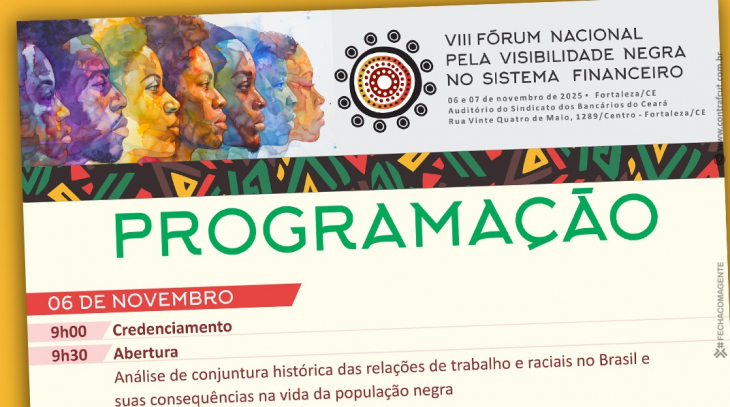 Imagem conteúdo - Conheça a programação do VIII Fórum Nacional pela Visibilidade Negra no Sistema Financeiro