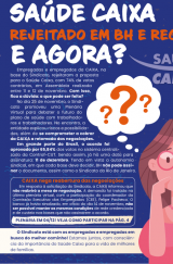 Imagem conteúdo - Acordo do Saúde CAIXA rejeitado em BH e região. E agora?