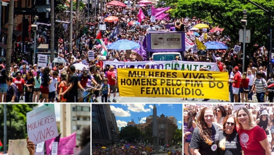 Categoria bancária se soma às mobilizações contra a violência de gênero