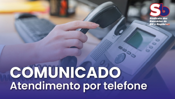 Imagem conteúdo - Atendimento telefônico do Sindicato está temporariamente indisponível
