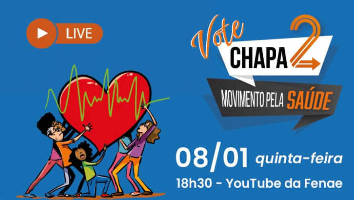 Imagem conteúdo - Conselho de Usuários do Saúde Caixa: candidatos da chapa 2 realizam live na quinta-feira, 8