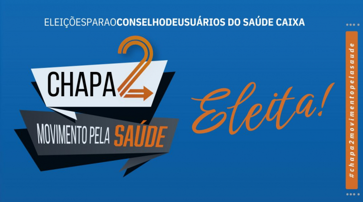 Imagem conteúdo - Saúde Caixa: Chapa 2 é eleita para o Conselho de Usuários do Saúde Caixa com 40,05% dos votos