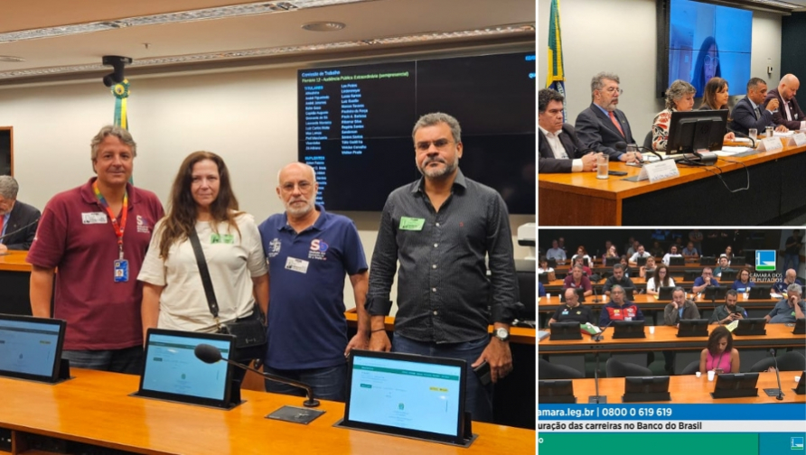 Sindicato participa de audiência da Câmara dos Deputados sobre reestruturações no Banco do Brasil