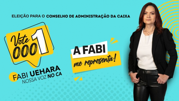 Imagem conteúdo - Vote agora: Sindicato apoia Fabi Uehara (0001) para o Conselho de Administração da CAIXA