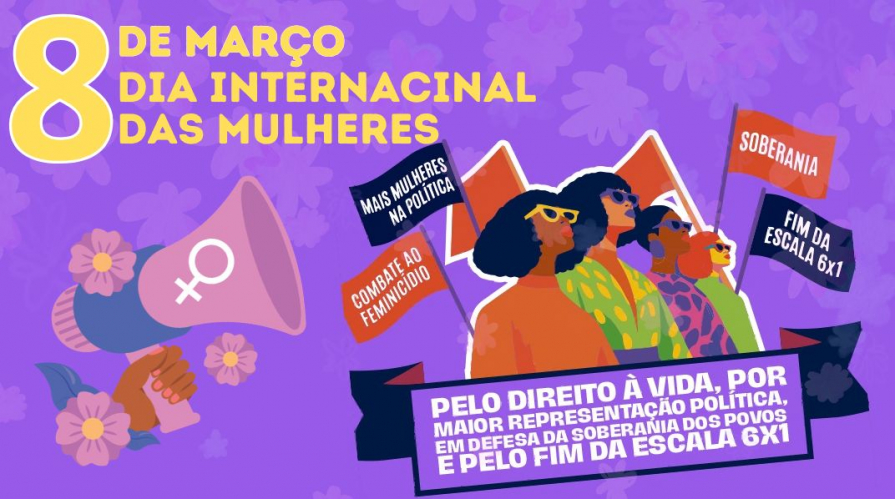 Bancárias mobilizam 8 de março em defesa das mulheres. Participe!