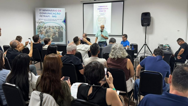 Imagem conteúdo - Seminário da Fetrafi-MG debate desafios da comunicação sindical