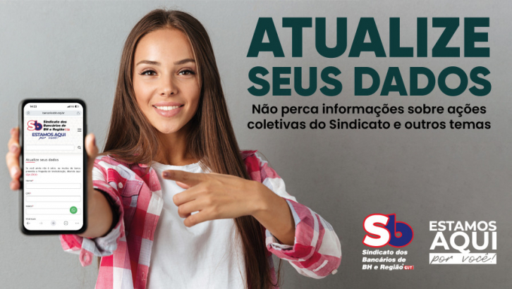 Imagem conteúdo - Atualize seus dados: não perca informações sobre ações coletivas do Sindicato e outros temas