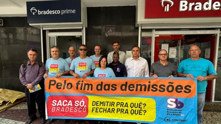 Imagem conteúdo - Sindicato denuncia demissões e fechamentos no Bradesco em dia nacional de mobilização