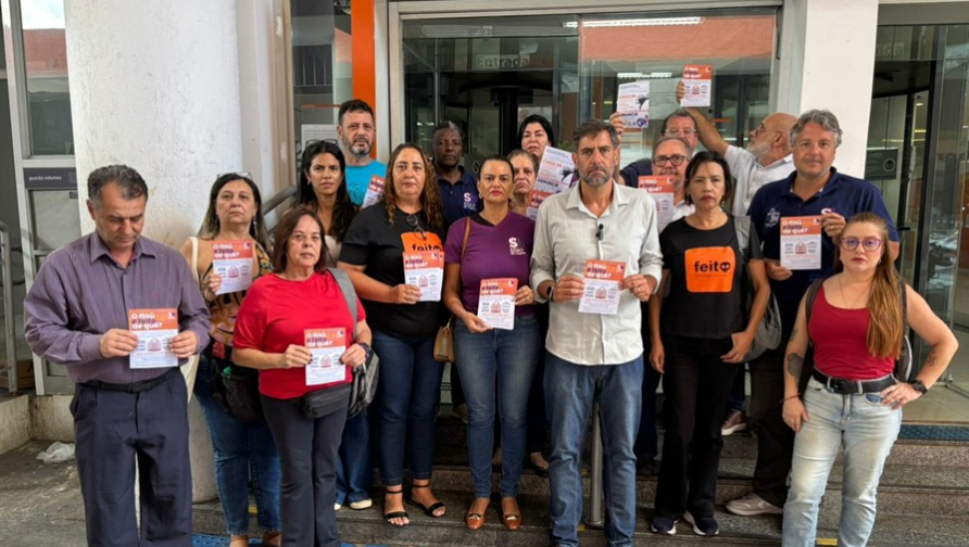 Bancárias e bancários do Itaú se mobilizam contra demissões, fechamentos e desrespeito