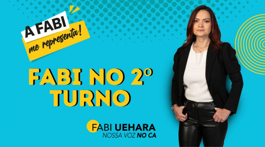 Votação do 2º turno da eleição do CA da CAIXA começou! Vote Fabi Uehara 0001