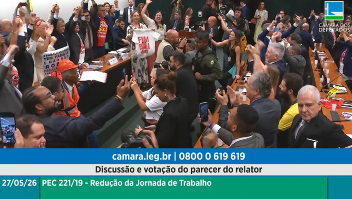 Imagem conteúdo - Comissão Especial da Câmara dos Deputados aprova PEC do fim da escala 6x1